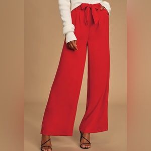 BB Dakota pleated palazzo pant